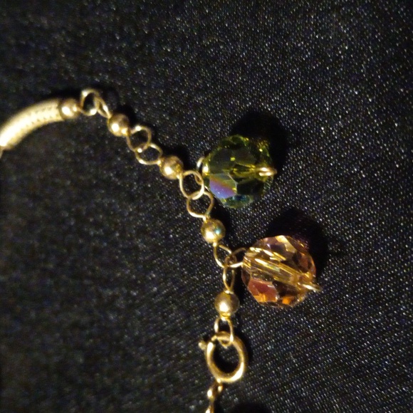 Vintage 14k GF with Swarovski crystals. 7 inches - Picture 2 of 3